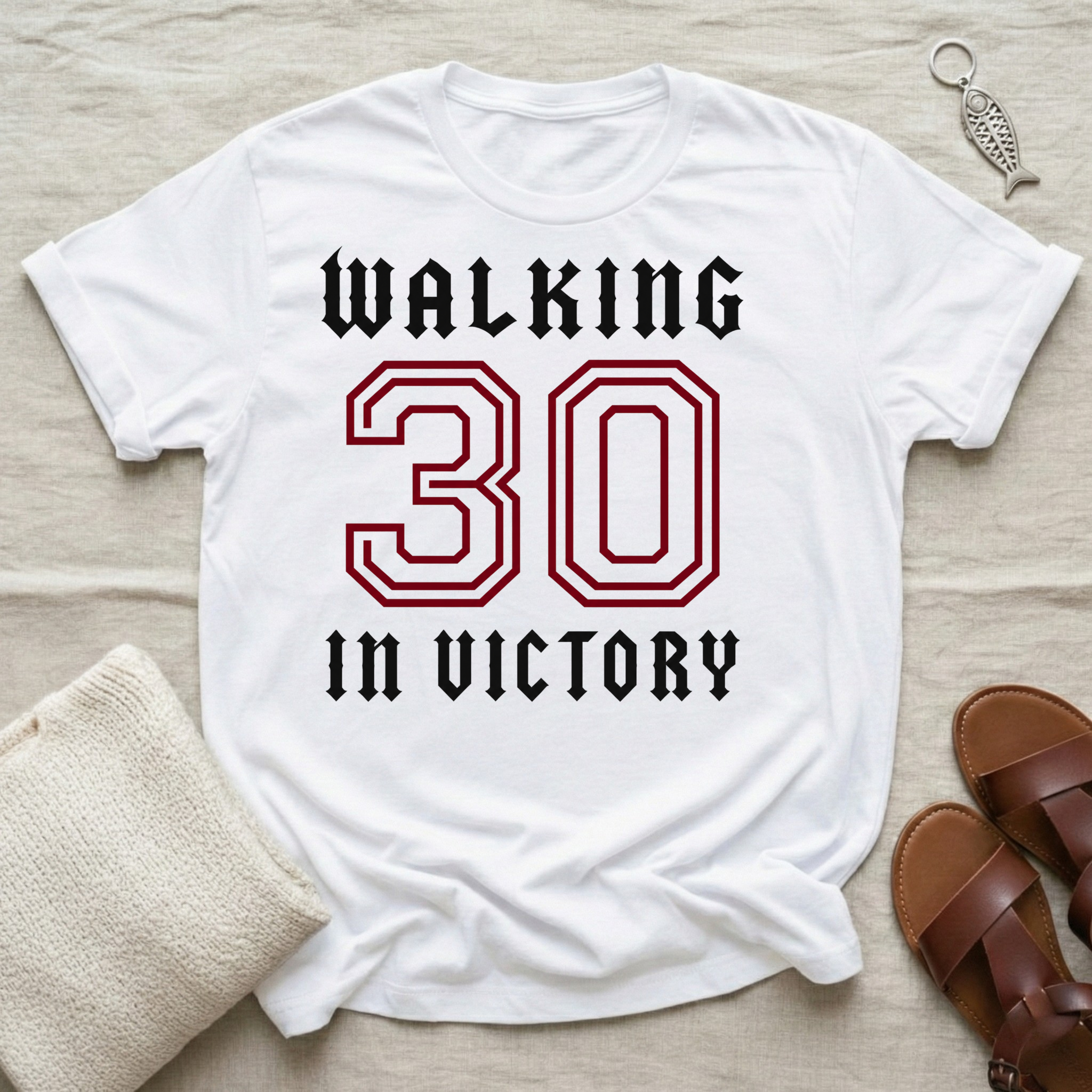 Walking 30 Birthday Tshirt