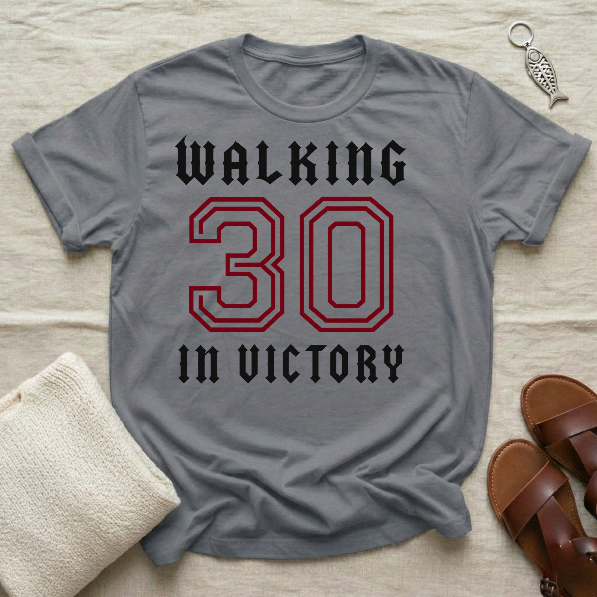 Walking 30 Birthday Tshirt