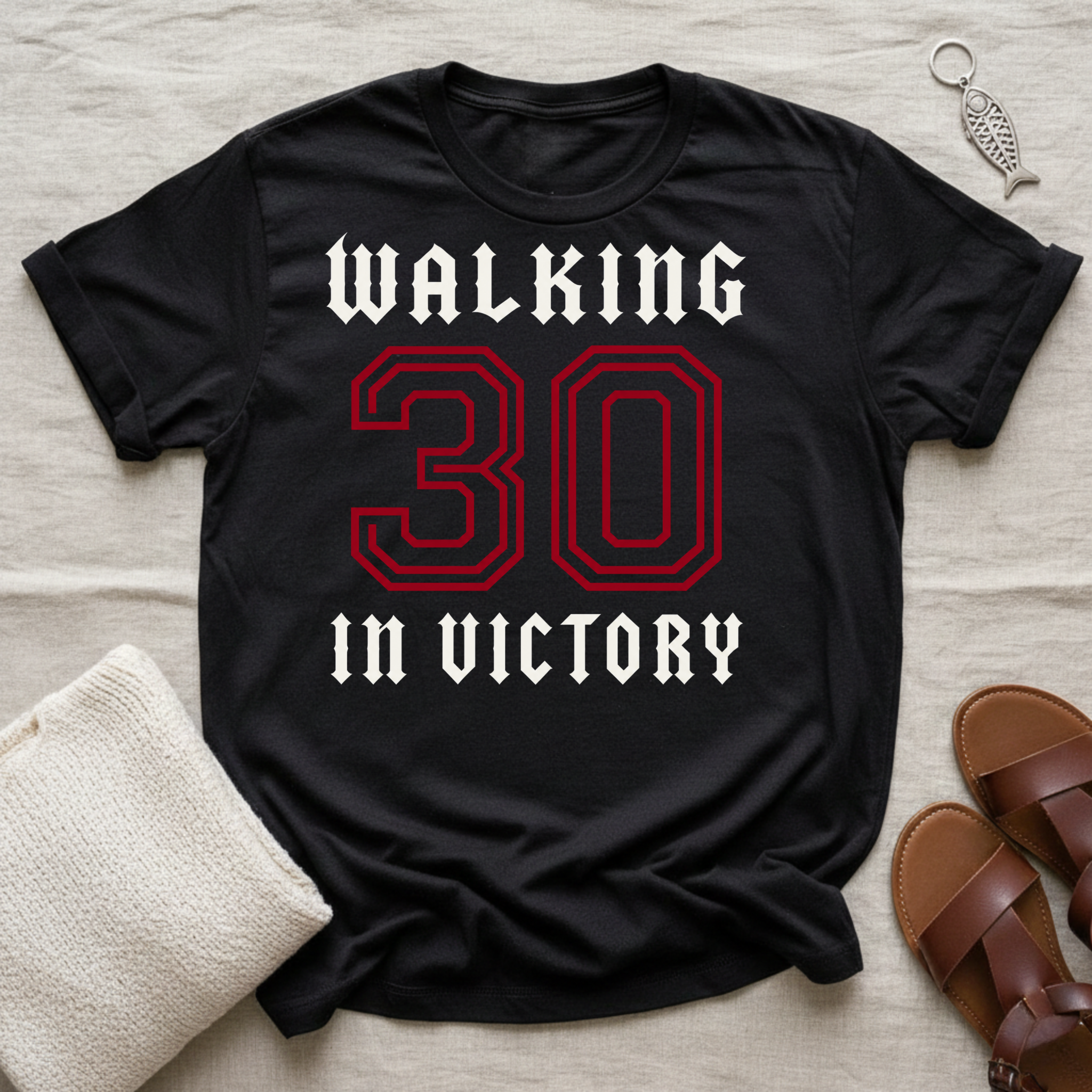 Walking 30 Birthday Tshirt