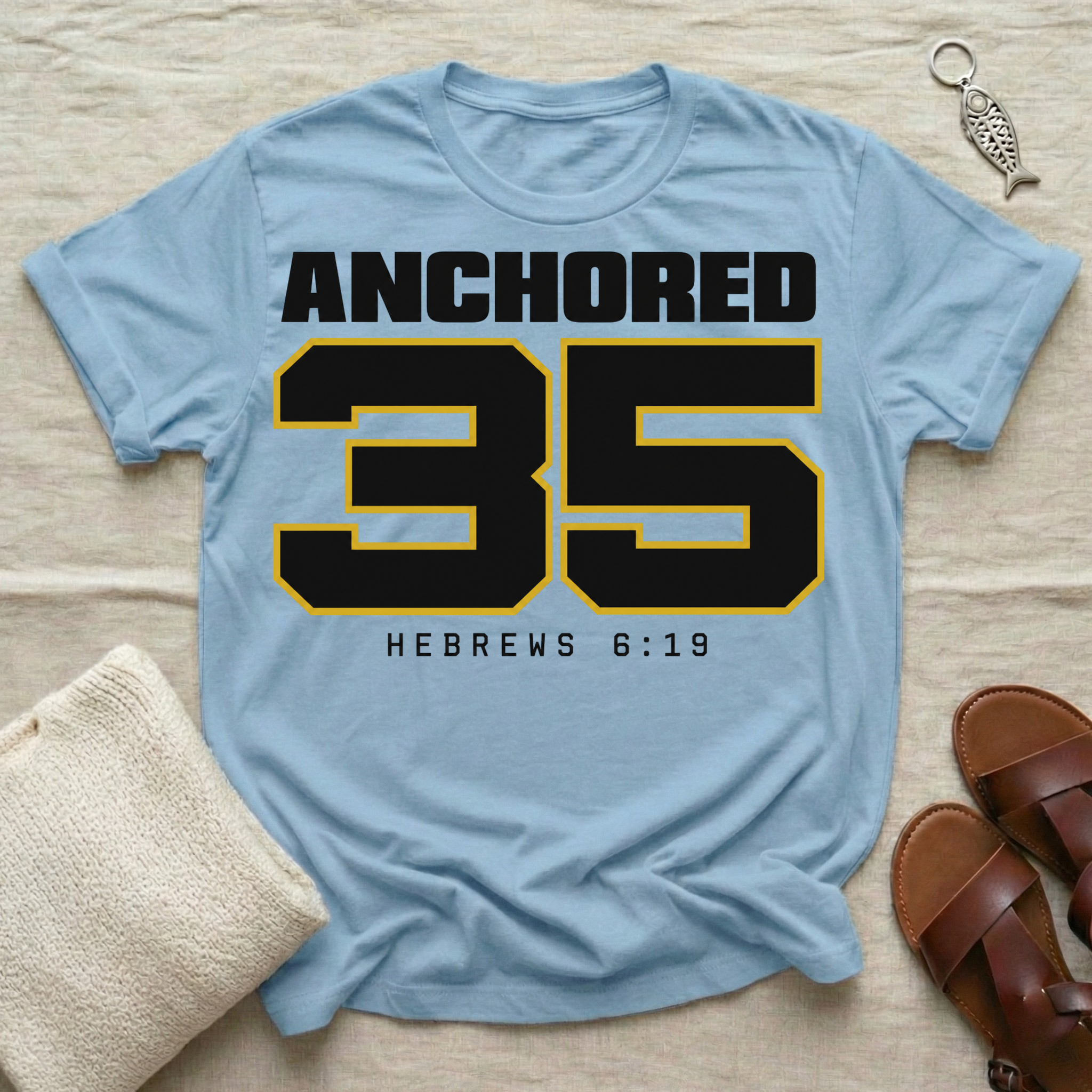 Anchored 35 Birthday Tshirt