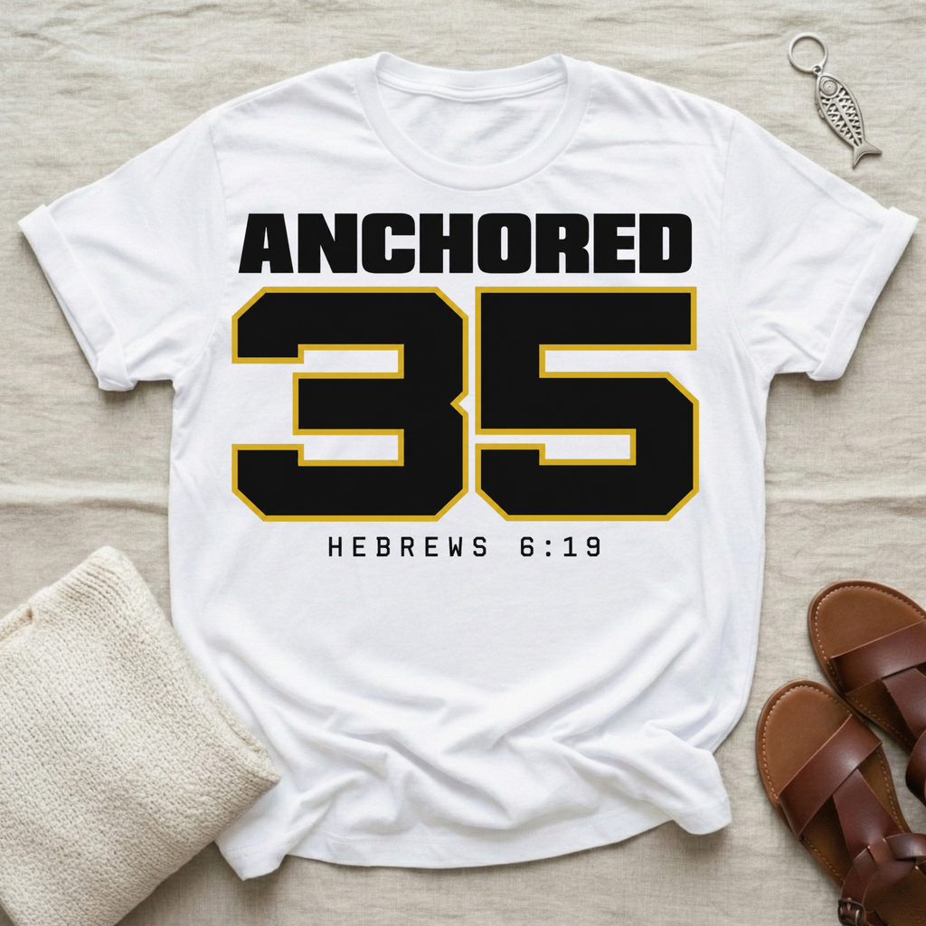 Anchored 35 Birthday Tshirt
