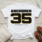Anchored 35 Birthday Tshirt