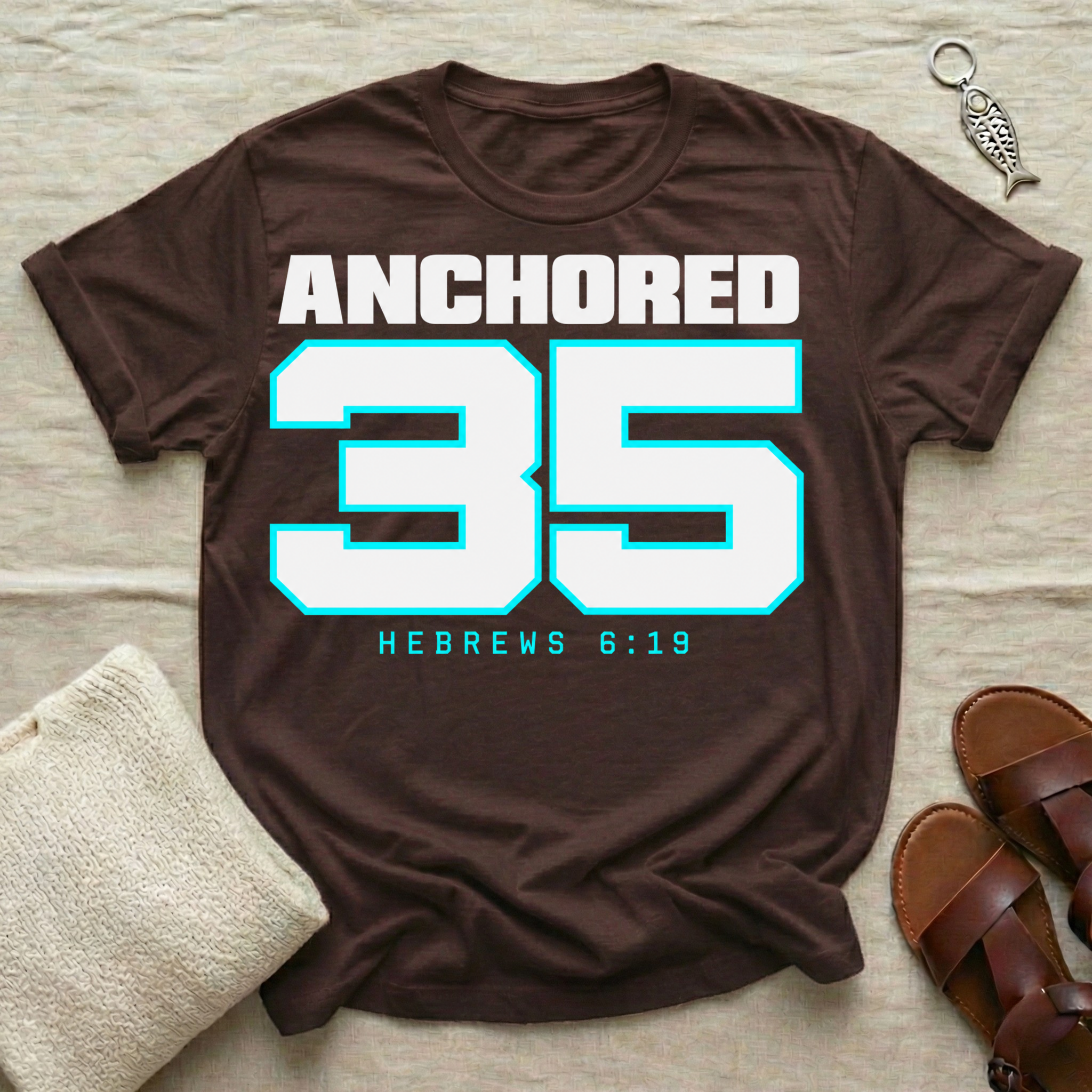 Anchored 35 Birthday Tshirt