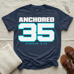 Anchored 35 Birthday Tshirt