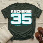 Anchored 35 Birthday Tshirt
