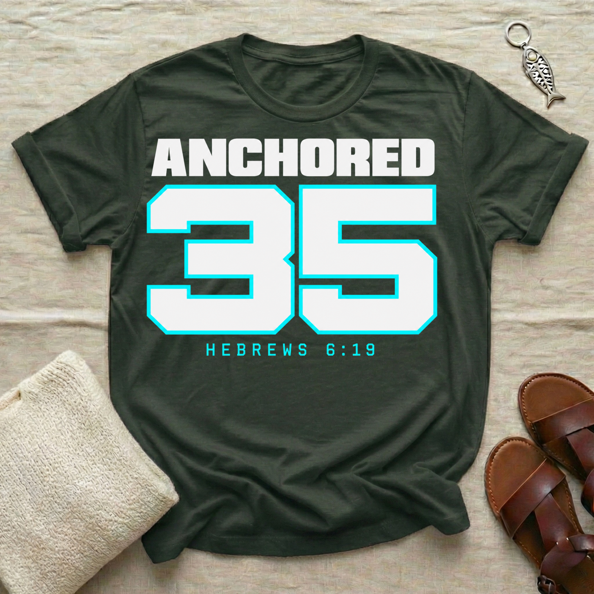 Anchored 35 Birthday Tshirt