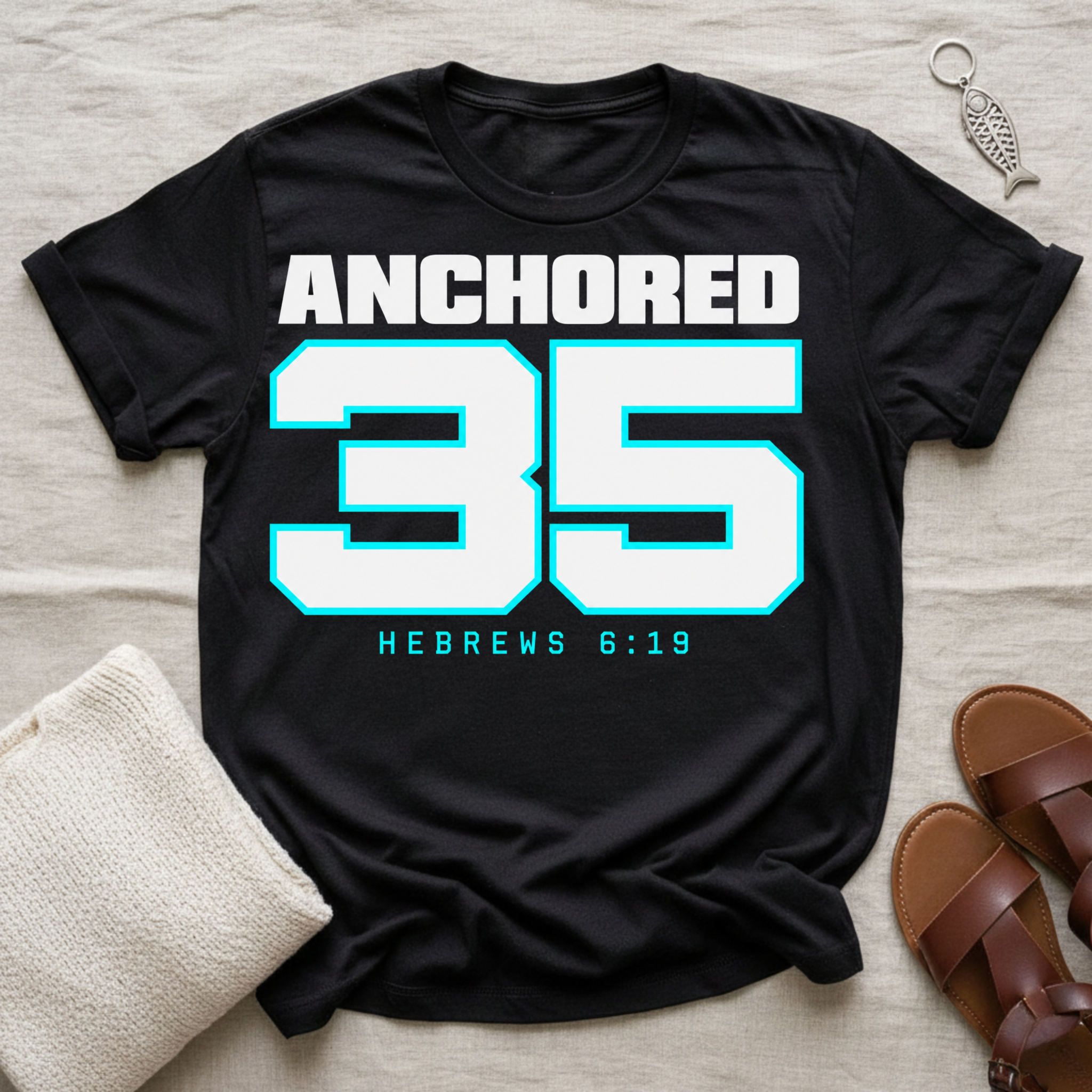 Anchored 35 Birthday Tshirt