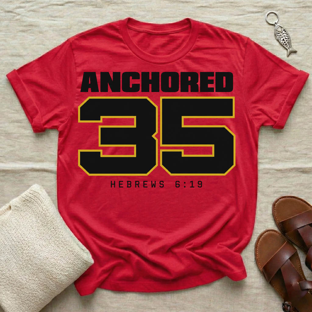 Anchored 35 Birthday Tshirt