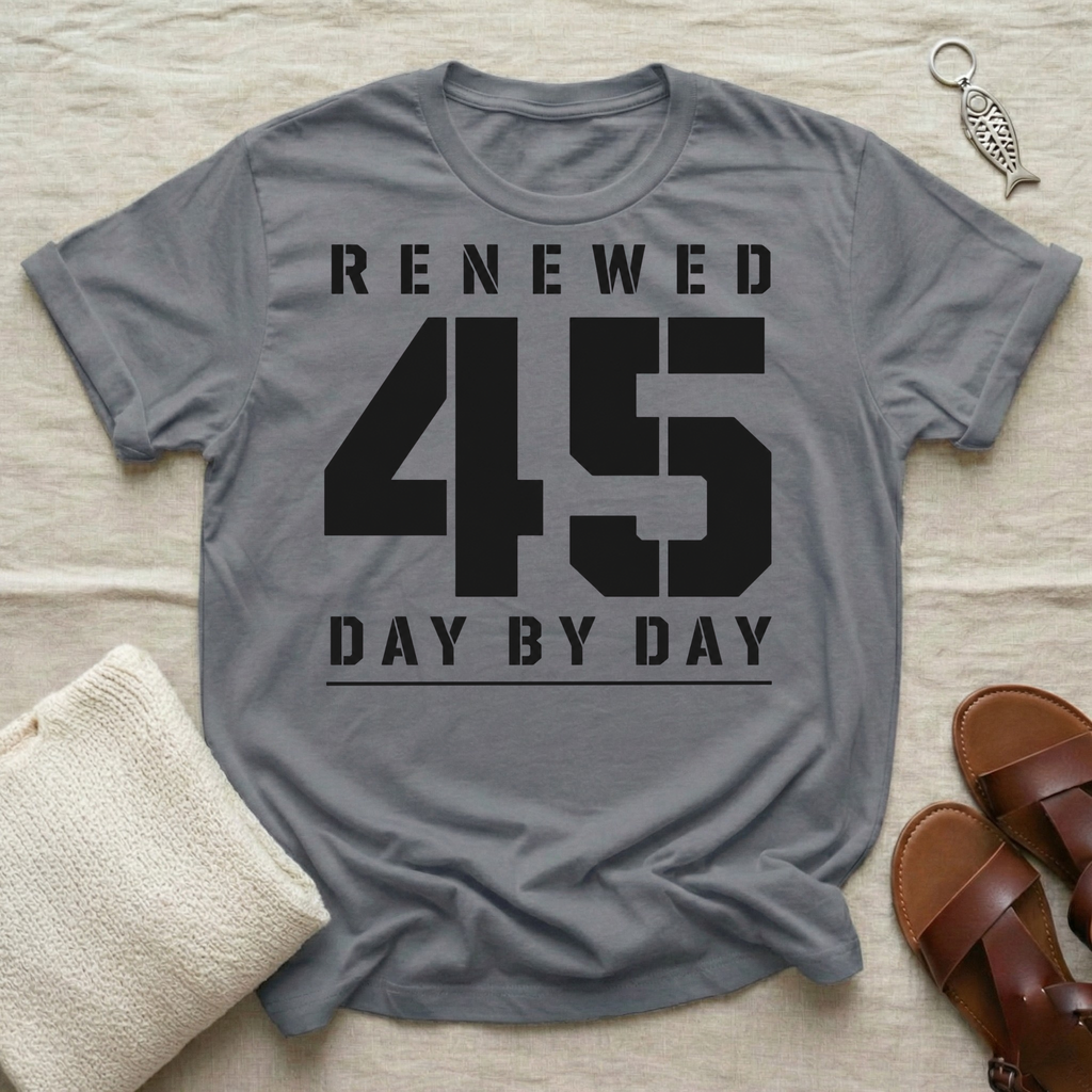 Renewed 45-Year Birthday Tshirt
