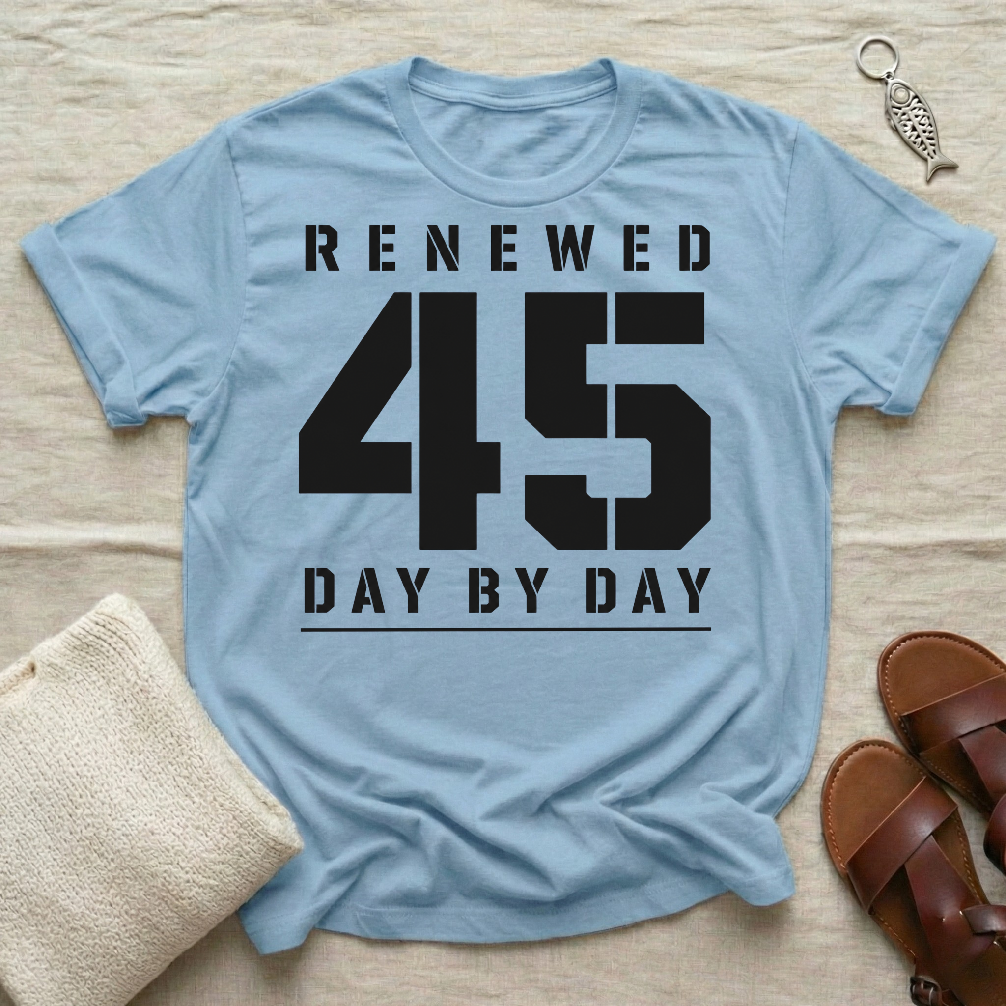 Renewed 45-Year Birthday Tshirt