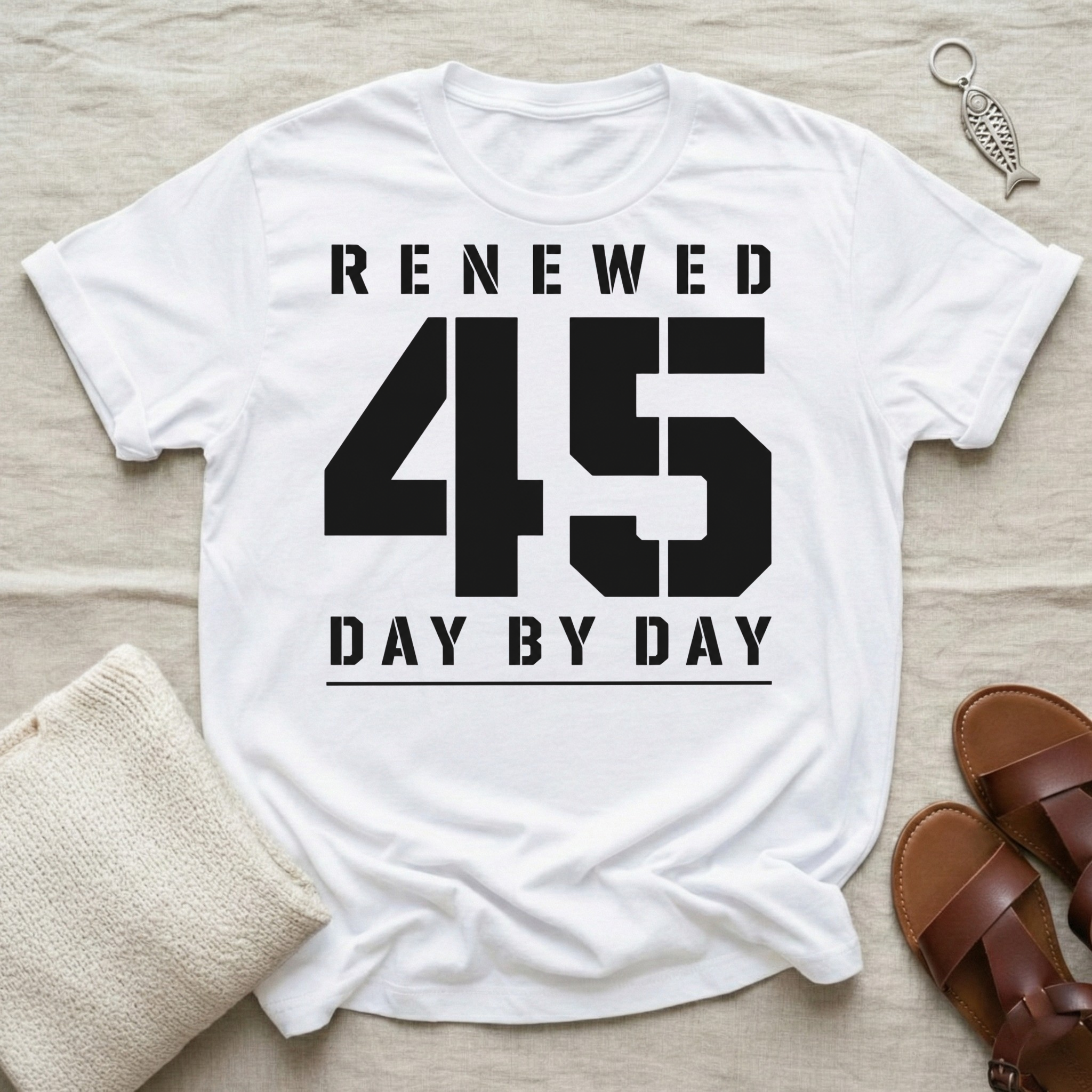 Renewed 45-Year Birthday Tshirt