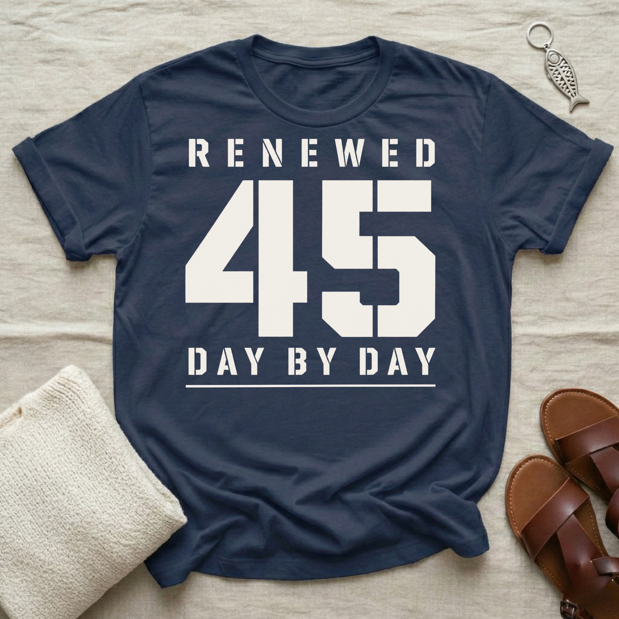Renewed 45-Year Birthday Tshirt