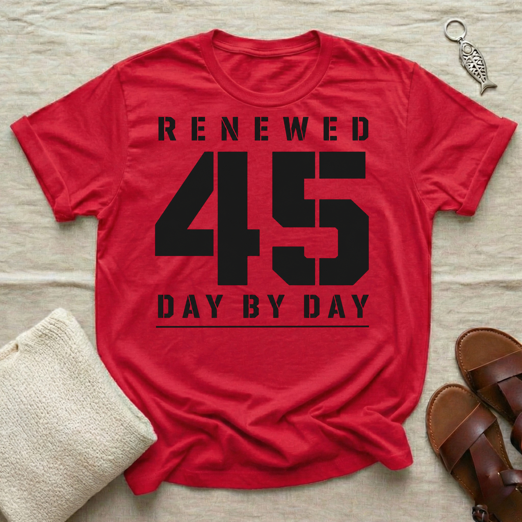 Renewed 45-Year Birthday Tshirt