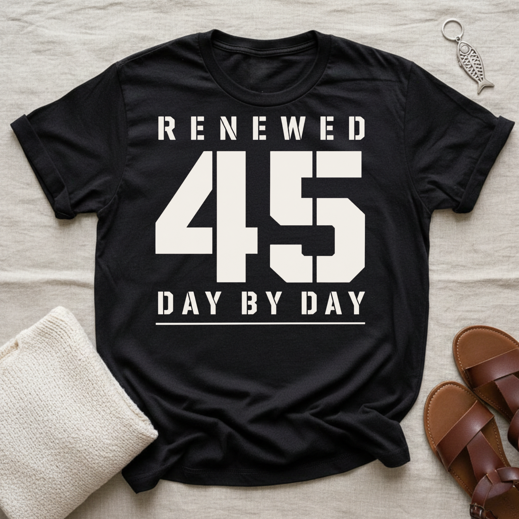 Renewed 45-Year Birthday Tshirt