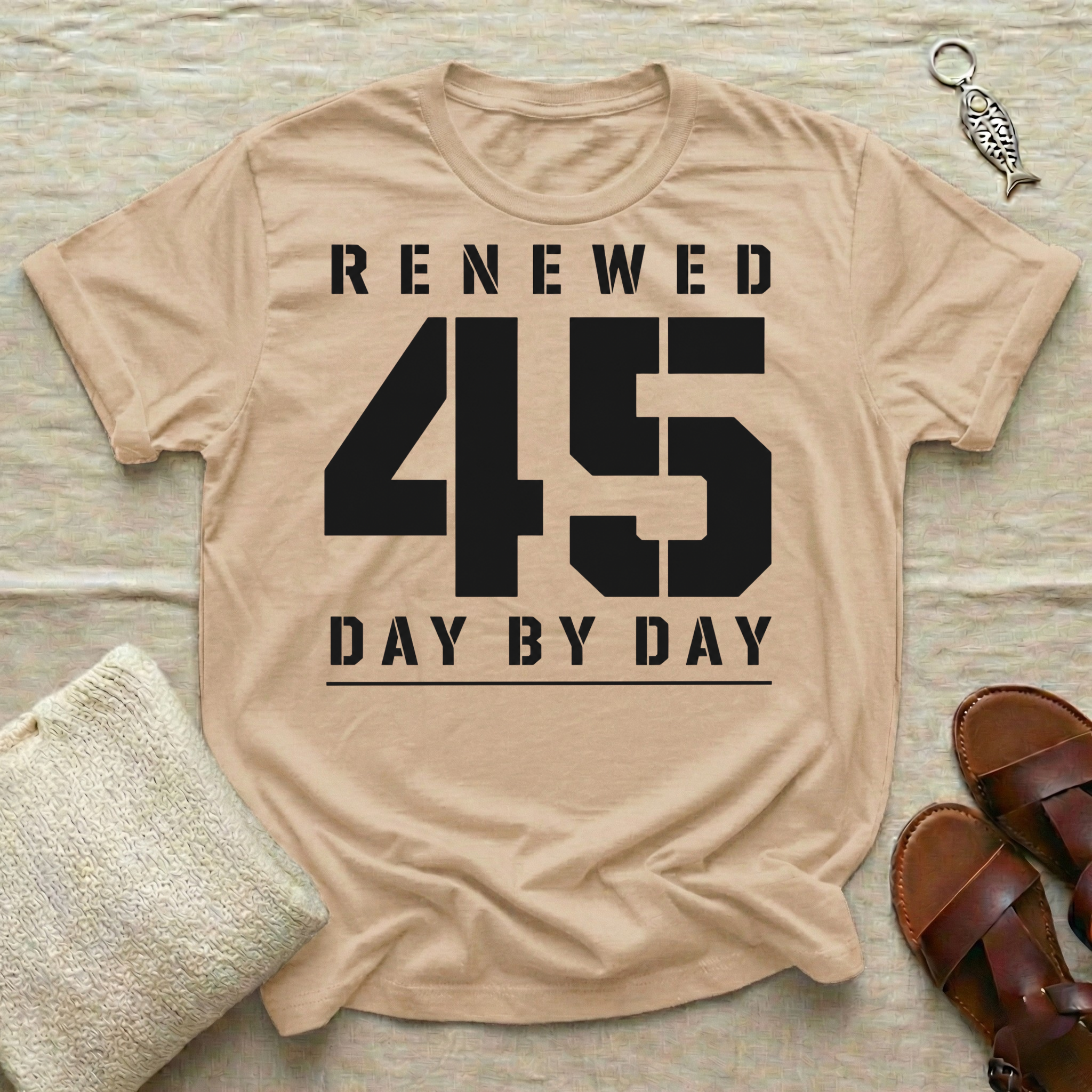 Renewed 45-Year Birthday Tshirt