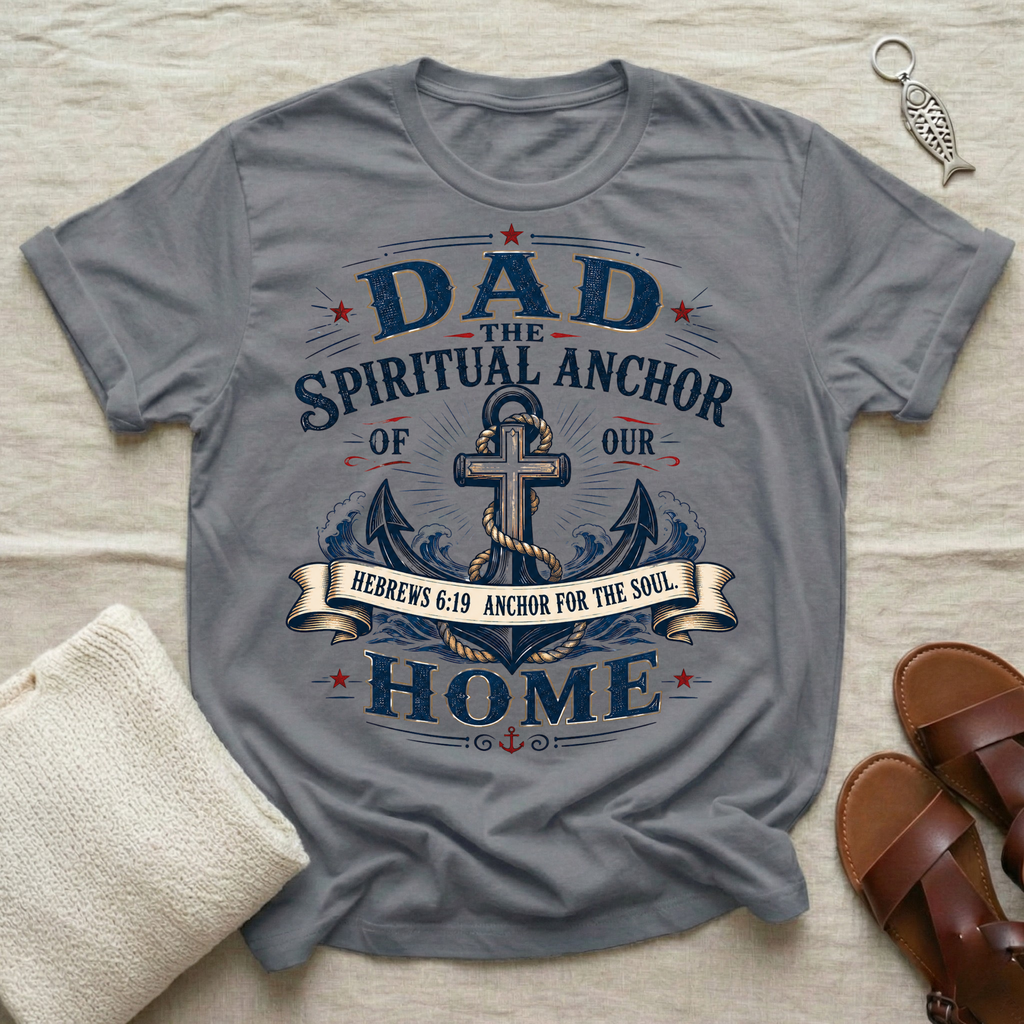 Dad The Spiritual Anchor Tshirt