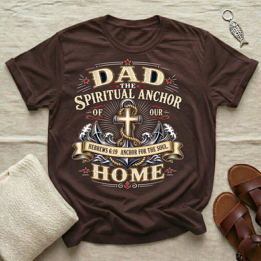 Dad The Spiritual Anchor Tshirt