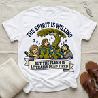 The Spirit Is Willing | Funny Tshirt