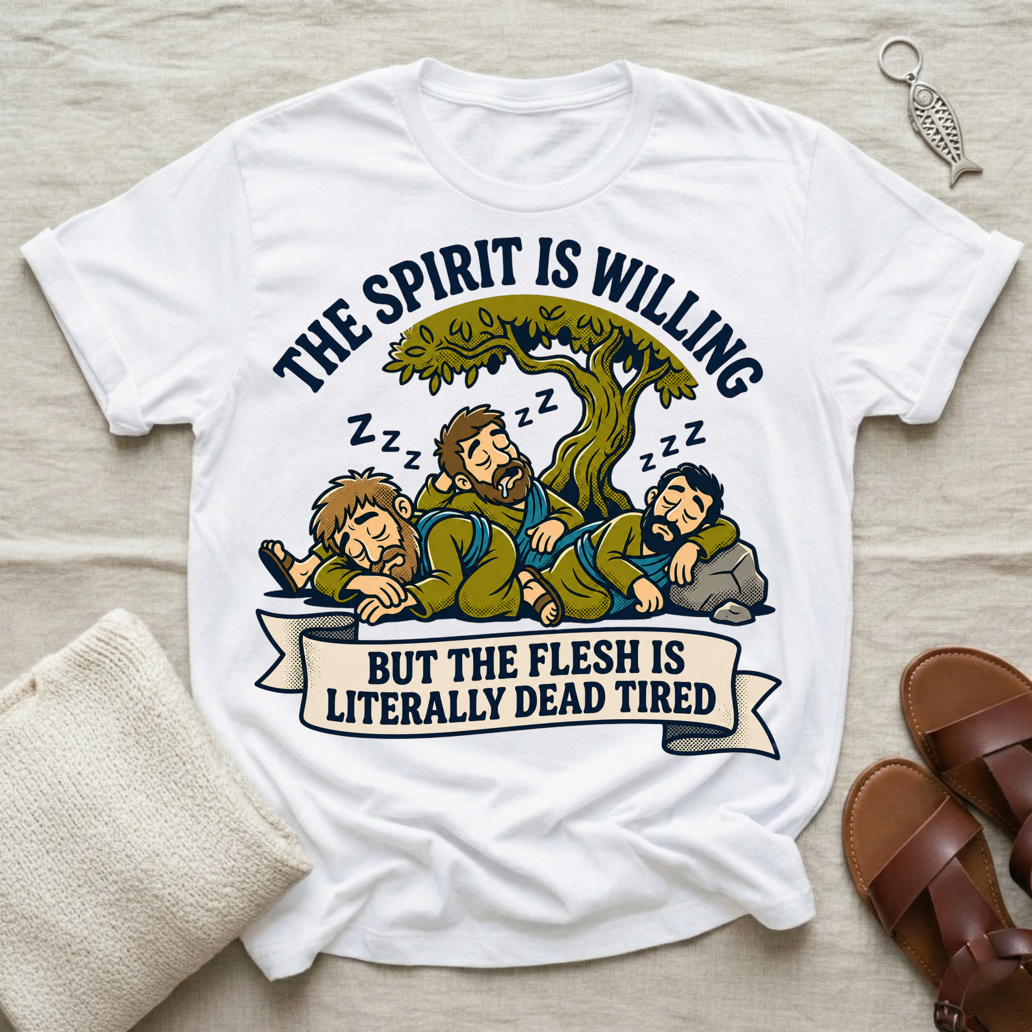 The Spirit Is Willing | Funny Tshirt