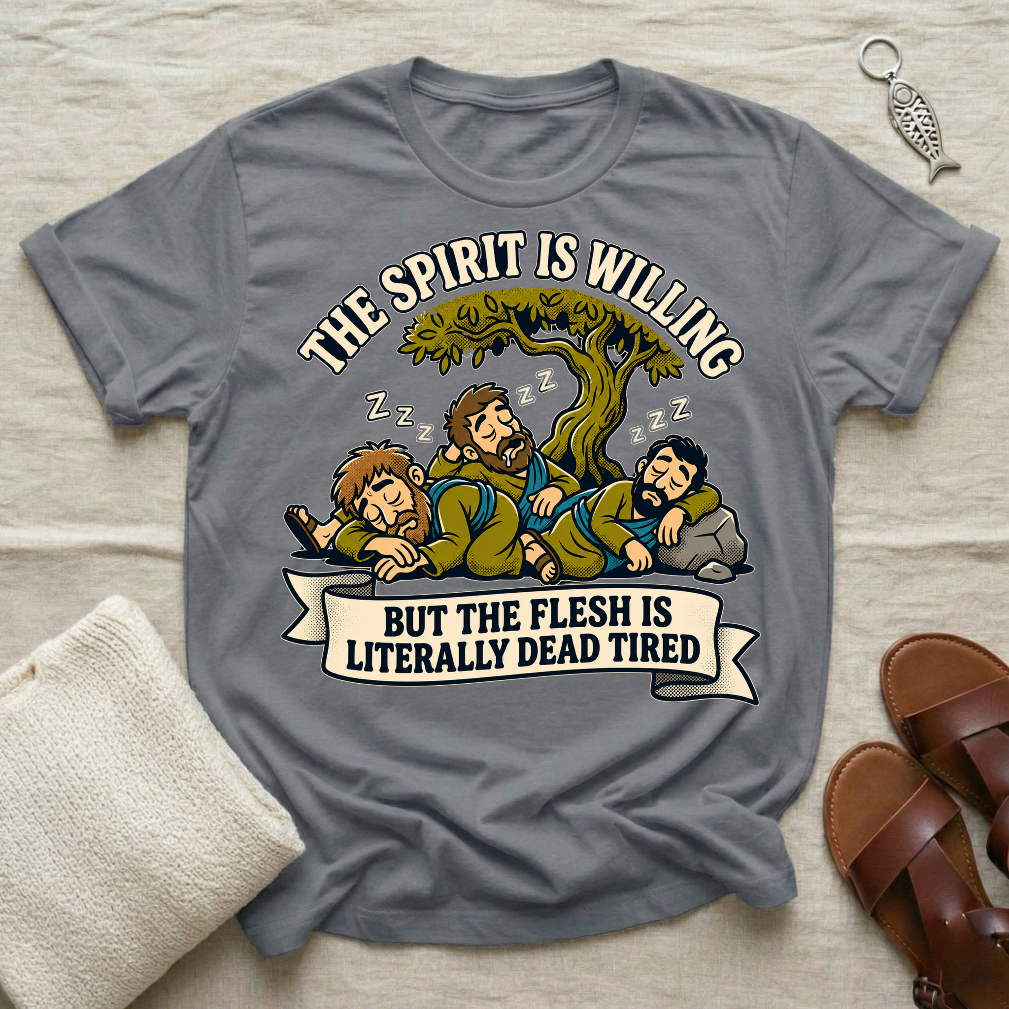 The Spirit Is Willing | Funny Tshirt