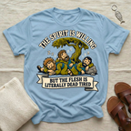 The Spirit Is Willing | Funny Tshirt