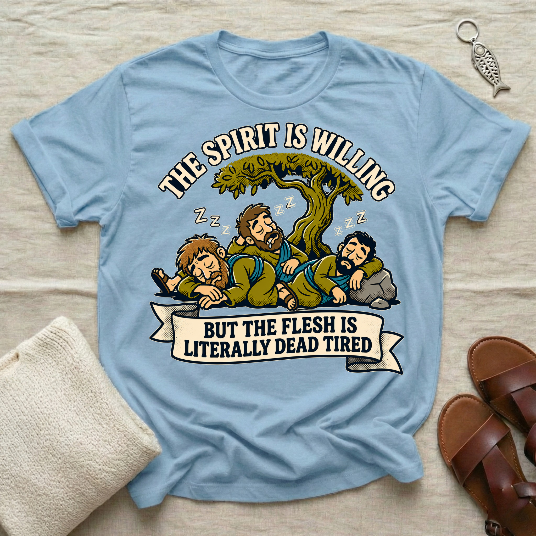 The Spirit Is Willing | Funny Tshirt