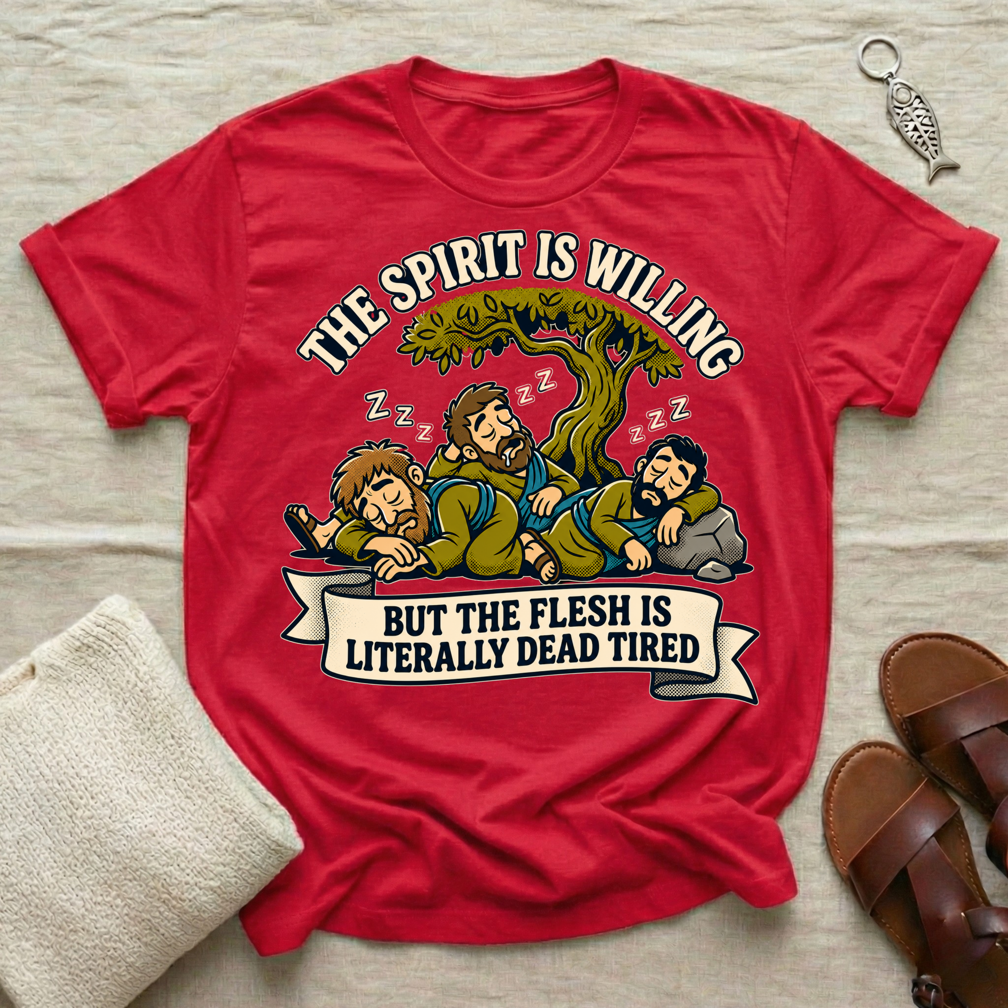 The Spirit Is Willing | Funny Tshirt