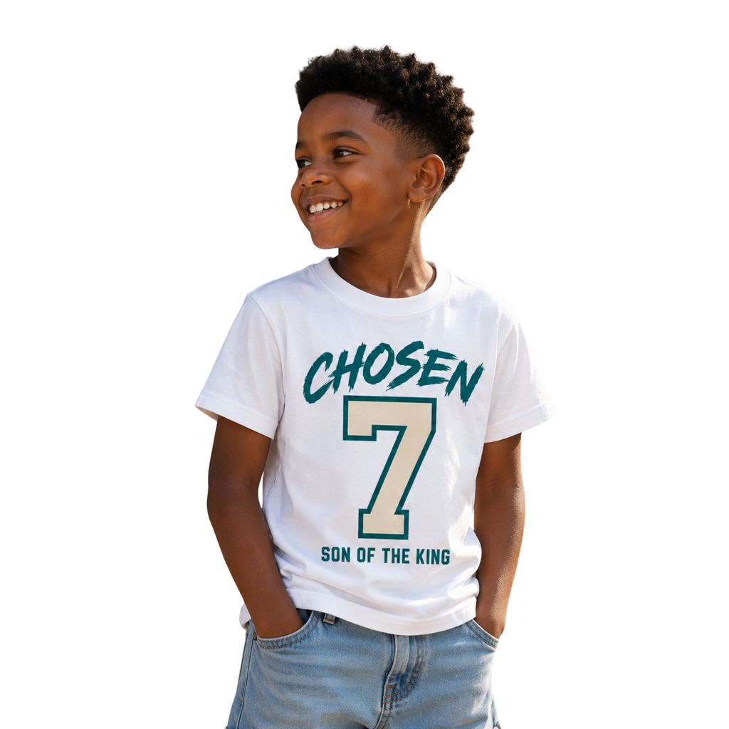 Chosen 7 Boy Birthday Tshirt