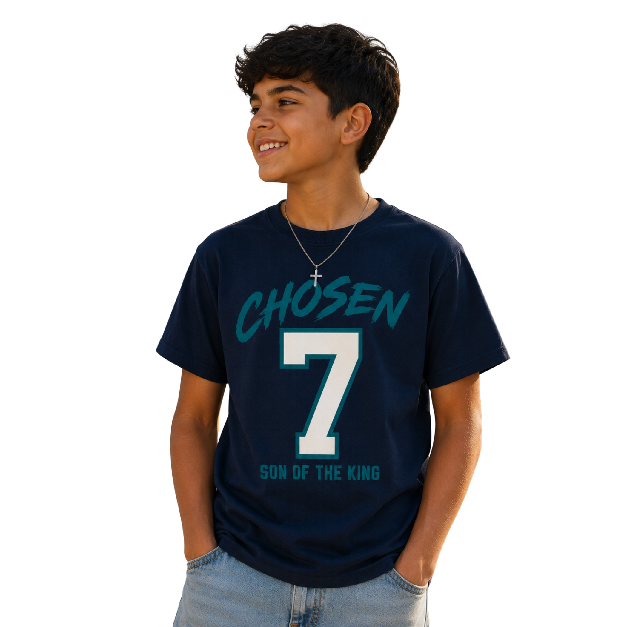 Chosen 7 Boy Birthday Tshirt